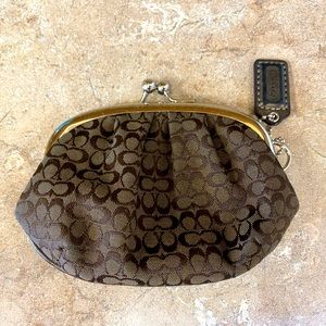 COACH Coin Purse in Signature Canvas